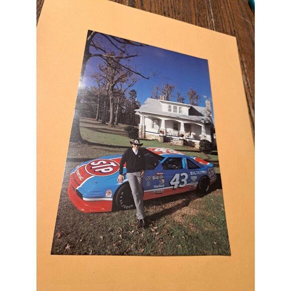 1990 Richard Petty STP Driver Card #43 Pontiac Graphic Image 9x6 Level Cross NC - Picture 1 of 2